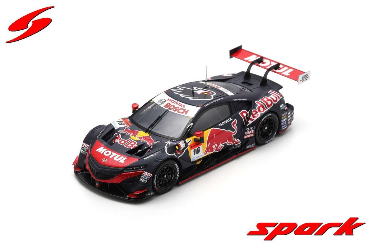 ケース付【spark】RedBull MOTUL MUGEN NSX 2022 Spark SGT108 1/43 Red Bull MOTUL MUGEN NSX-GT No.16 GT500
