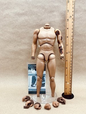 1/6 Hot Toys 12'' figure Terminator MMS100 Salvation Marcus Wright Body Hands set