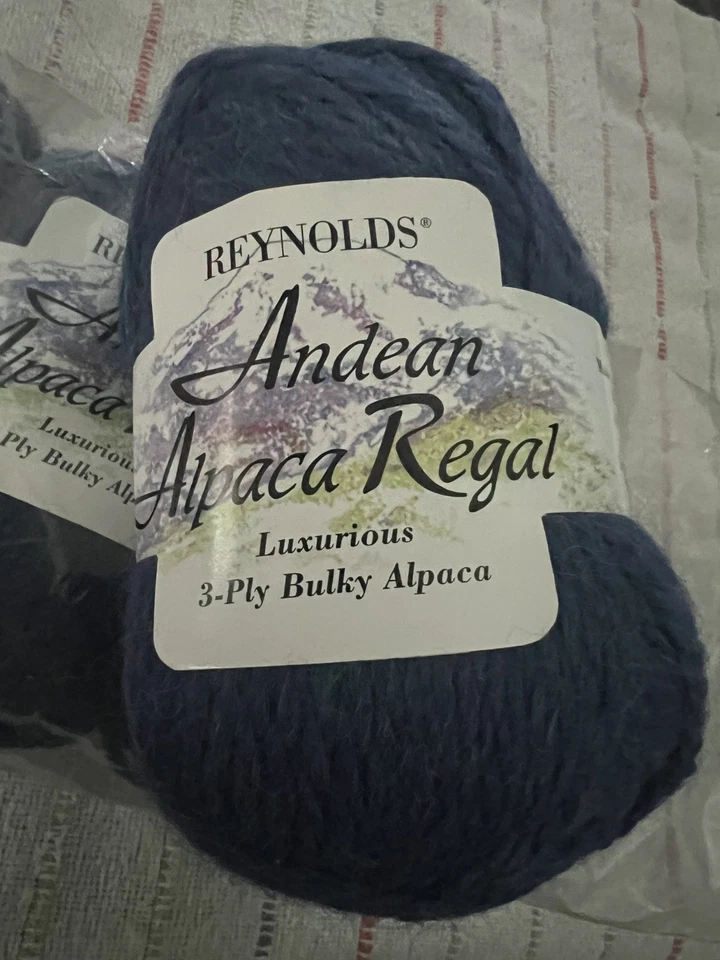 lot of 4 skein Reynolds Andean Alpaca Regal Yarn 200g Made In Peru - Image 2 of 4