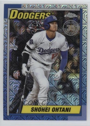 2025 Topps Update 1990 Topps Chrome Silver Pack Shohei Ohtani #U90C-26 0su8