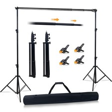 10x10ft Photo Backdrop Stand Heavy Duty Adjustable Support System