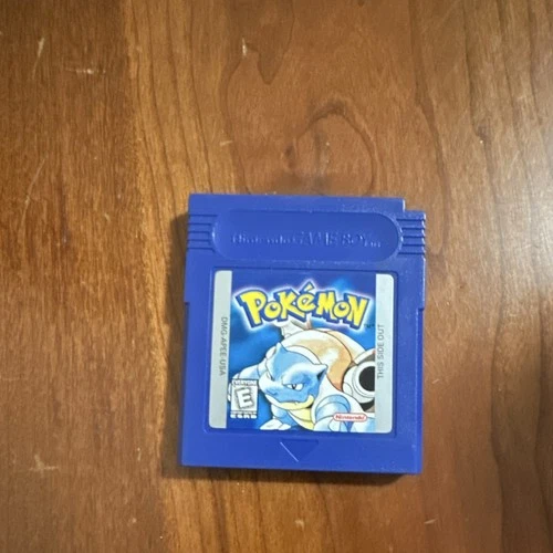 Pokémon Blue Version Nintendo Game Boy Multiplayer Role Playing Cartridge