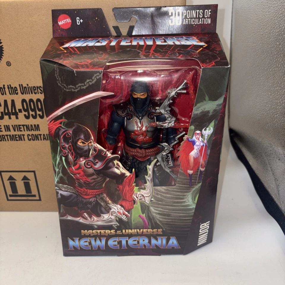 Mattel - Masters of the Universe New Eternia Ninjor Action Figure New Minty - Image 2 of 4