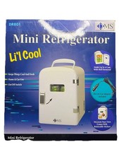 DMS PERSONAL FRIDGE WHITE CAR CAMPING MINI REFRIGERATOR NO CORD