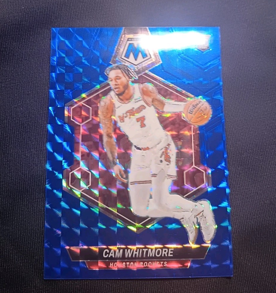 2023-24 Panini Mosaic - Rookies Cam Whitmore #217 Blue Mosaic Prizm /199 (RC)