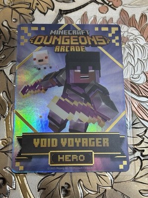 Minecraft Dungeons Arcade Series 5 Hero: Void Voyager Foil Card 114/144