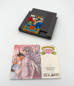 1989 King's Knight (NES, Nintendo) CIB Rare w/all inserts and MINT poster!