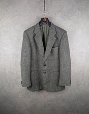 St Michael Jacket Mens L Large Grey Wool Vintage