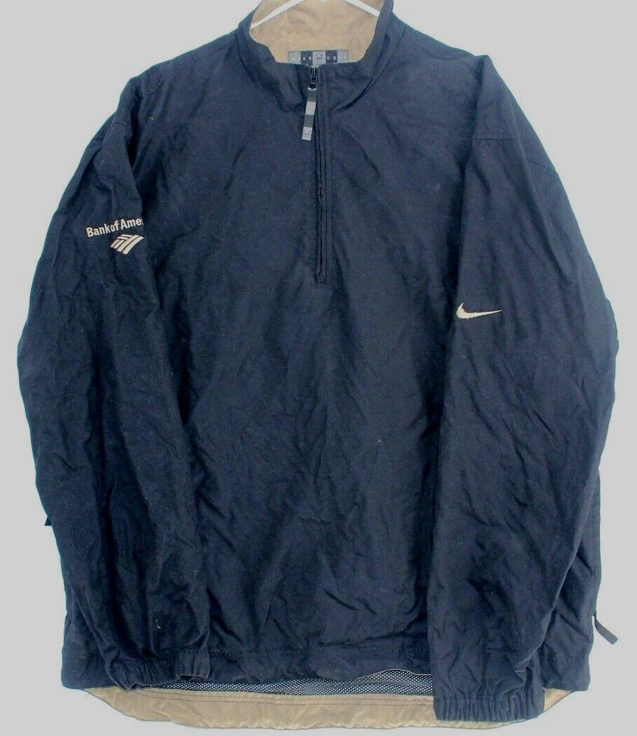 Nike Golf Jacket Men’s XL Pullover Lightweight Windbreaker 1/4 Zip Black
Opens in a new window or ta