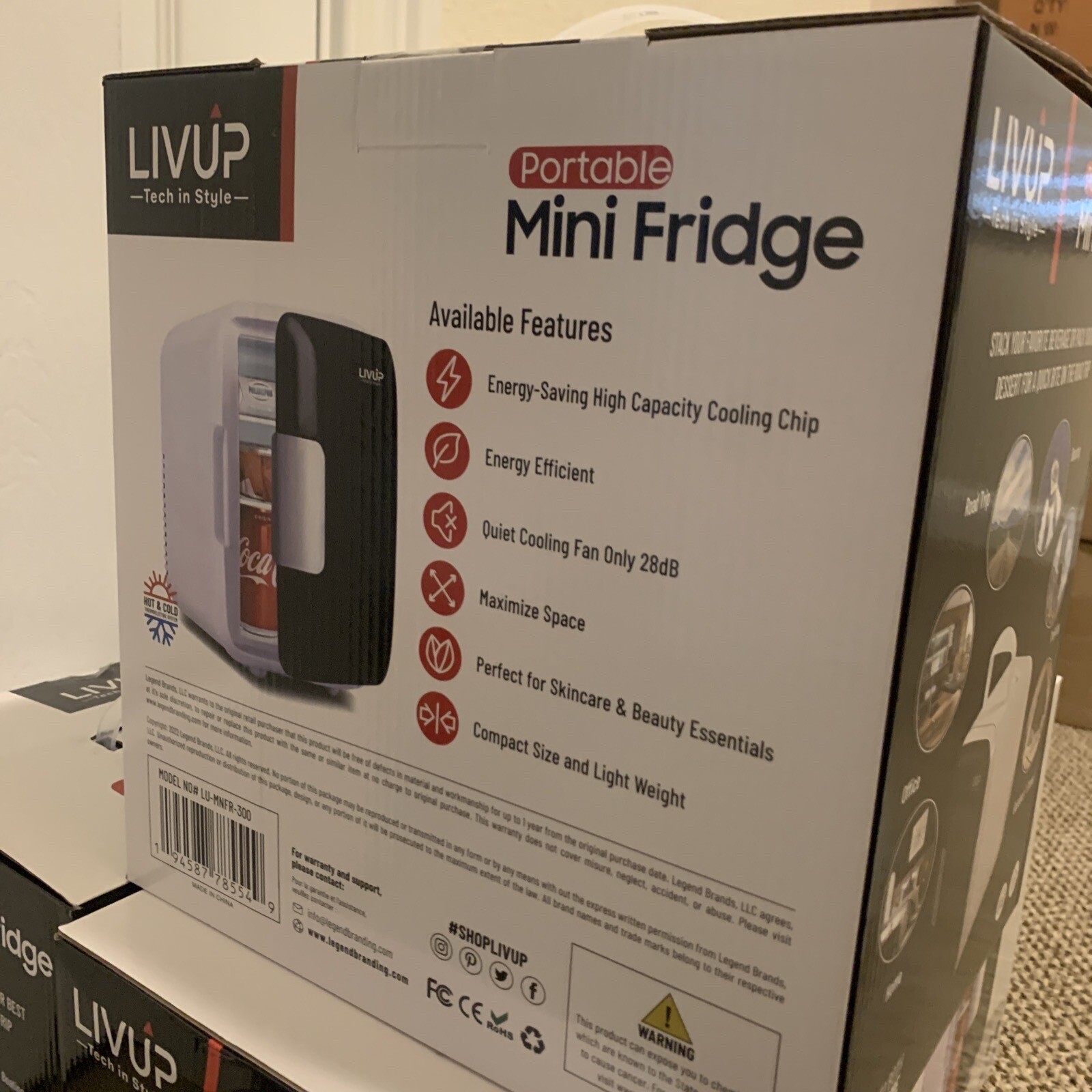Portable Mini-Fridge Easy To Handle Cooler Flexible Silent Traveling Office Home