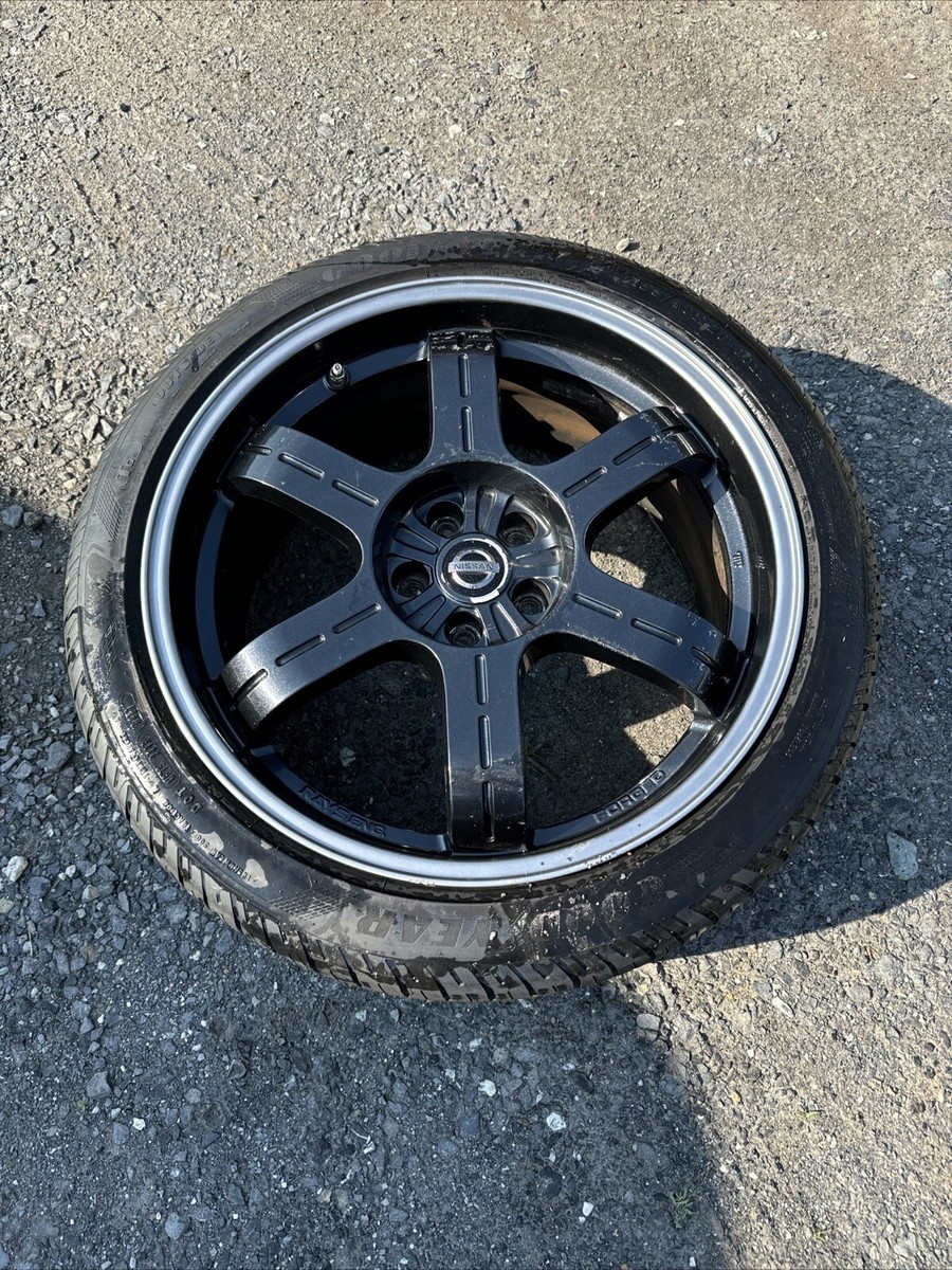 Nissan GTR GT-R R35 Black Edition Rays Forged 20 Inch 20x9.5 Front