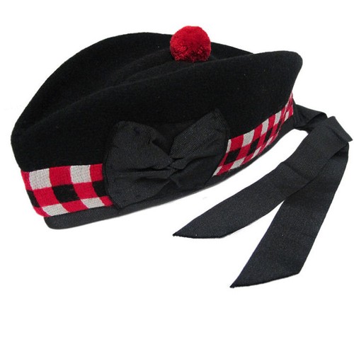 Scottish Highland Tartan Glengarry Cap / Kilt Hat Muli Tartan - Picture 18 of 18