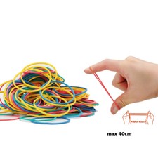 UK 150pc/box Strong Elastic Rubber Ring rubber Bands Office Stationery Accessory