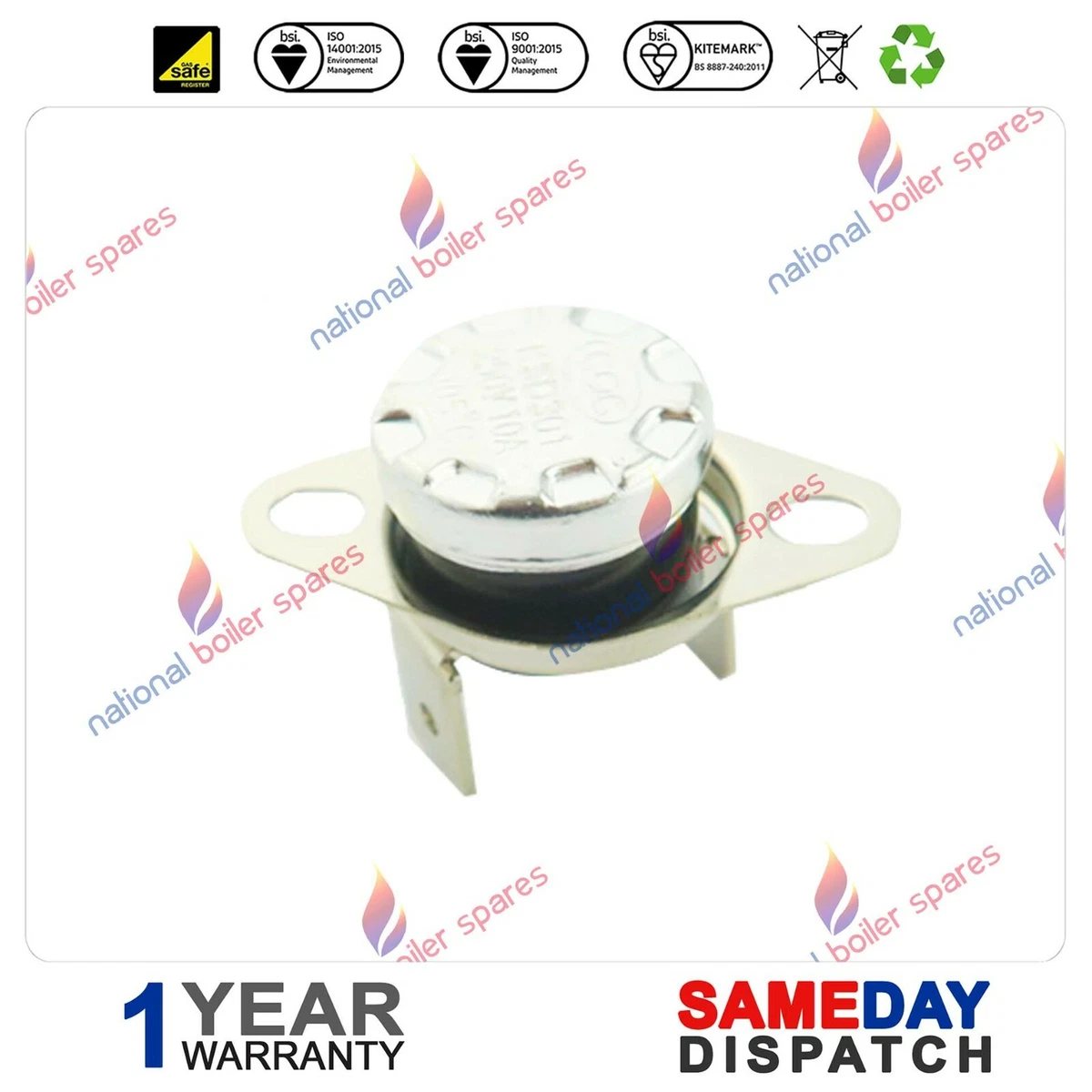 BAXI COMBI INSTANT 80E 80HE 105E 105HE 105HE A OVER HEAT THERMOSTAT 248079  | eBay