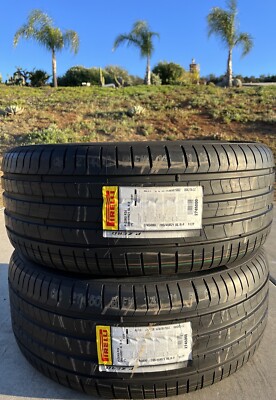 Set of TWO BRAND NEW 285/45R21 113Y Pirelli P Zero PZ4 Run Flat
