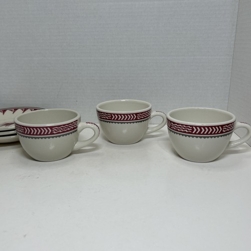 Pipeline Replica Santa Fe Railroad Ancient Mimbreno Indian Design Cup & Saucer 3 - Picture 18 of 24