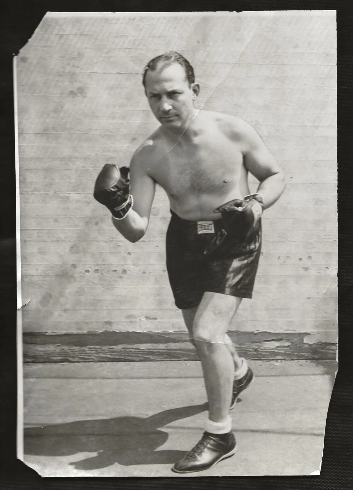 1931年 Type 1 Benny Leonard 元Lt Wt チャンピオン ヴィンテージ オリジナル ボクシング写真 - 画像1/2