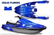 YAMAHA WAVE RUNNER III 3 JET SKI GRAPHICS KIT 91-96 CREATORX COLD FUSION BL