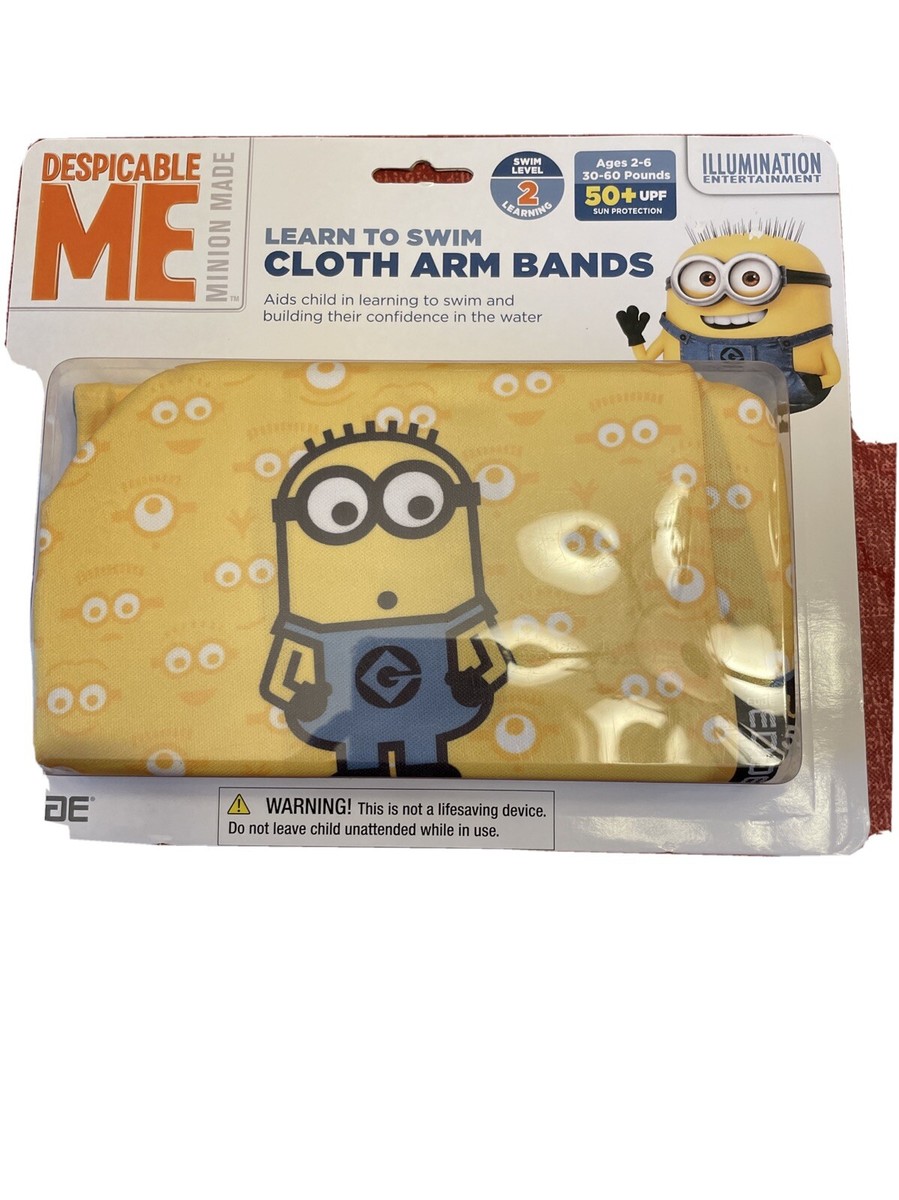 Minion Arm Bands New In Pk DESPICABLE ME MINION Learn To Swim Arm