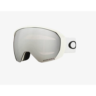 Oakley Flight Path L Matte White Prizm Snow Black Iridium Maske Ski Snowbo...