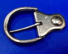 Rounded Classic Replacement Dress Style Silver Tone Belt Buckle by Michael Koors