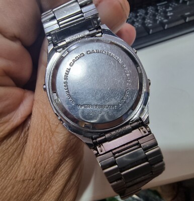 rare Vintage Casio Casiotron 56cs-52 Time Scan Chrono timer