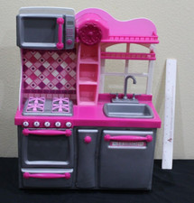 OUR GENERATION Red Gourmet Kitchen for 18" dolls works for Am. Girl