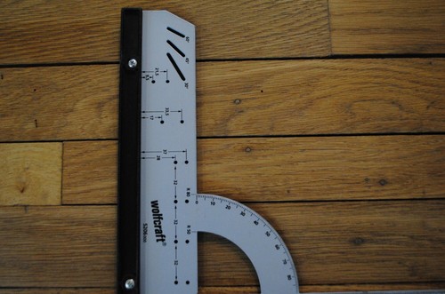 TRES BELLE EQUERRE WOLFCRAFT 500 MM x 280 MM - TRES PEU SERVI - Imagen 4 de 12