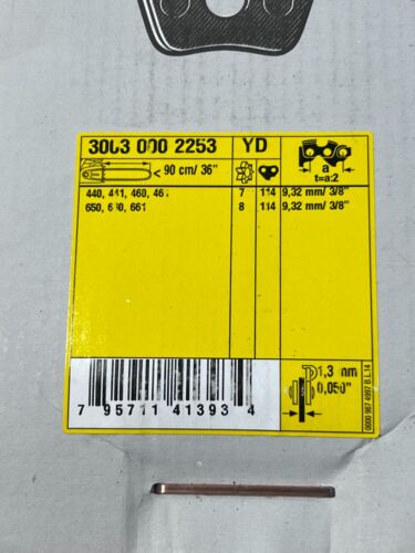 STIHL 36 inch Light Bar Chain full chisel 3/8 .050 114dl MS660 661 461 460 441 - Picture 3 of 4