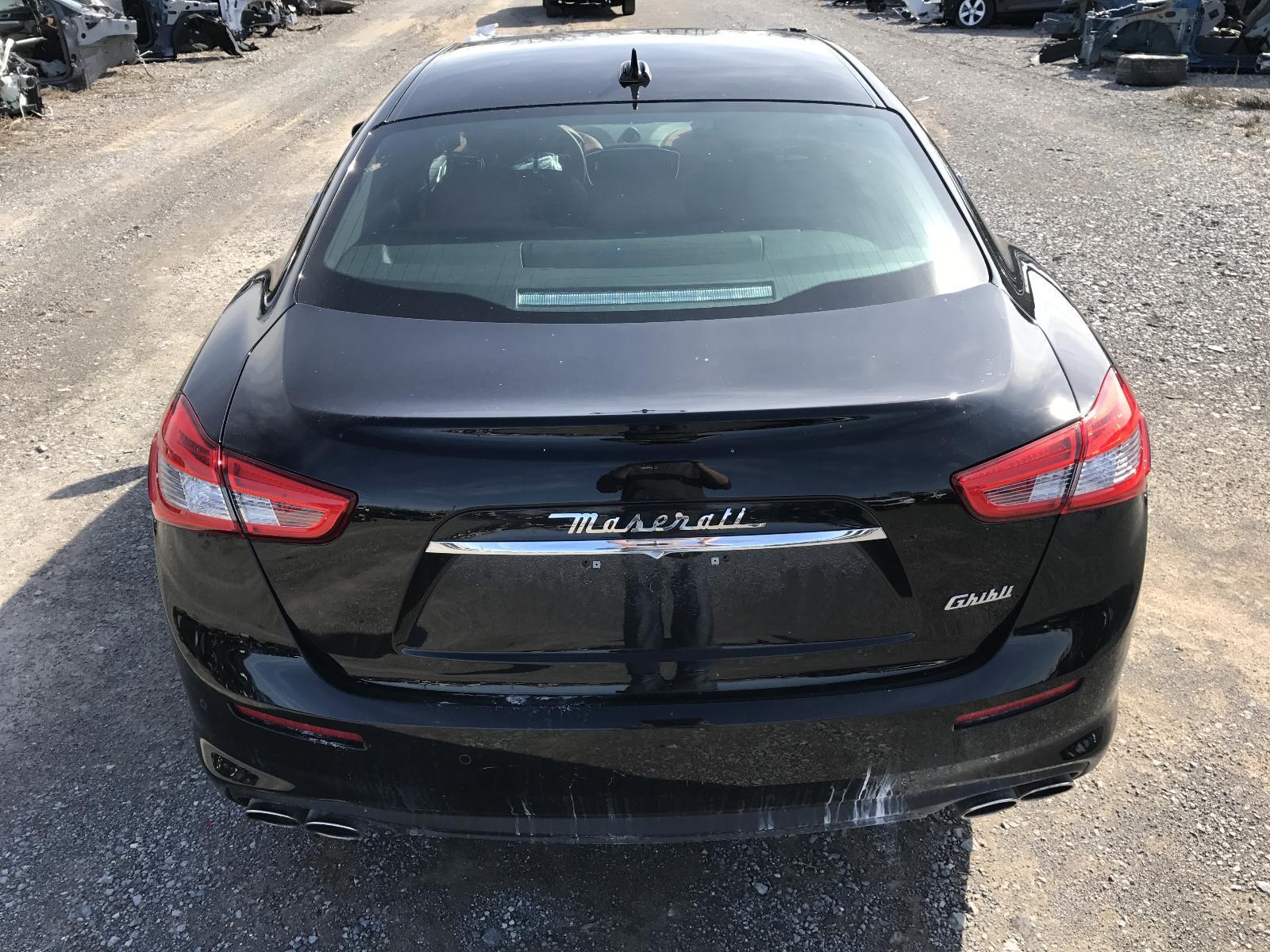 2018 MASERATI GHIBLI REAR END CLIP ASSEMBLY BARE CLIP w/BACK GLASS BLACK 