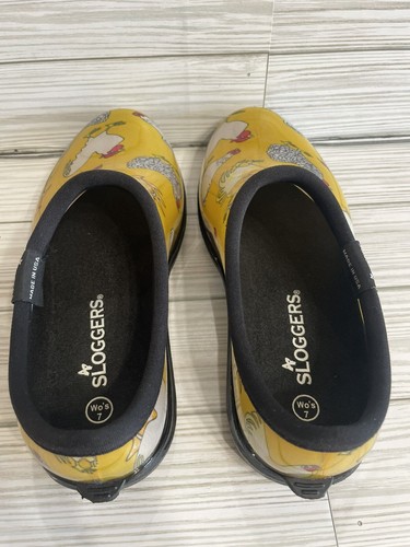womens sloggers size 7 chickens sunrise yellow Hens Sun Sunshine - Picture 4 of 8