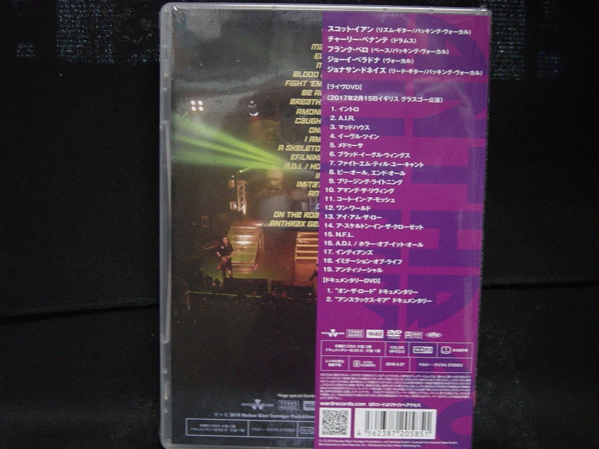ANTHRAX Kings Among Scotland JAPAN 2DVD Motor Sister Storm
