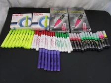 lot of 93 Marker Highlighters skilcraft staples sharpie