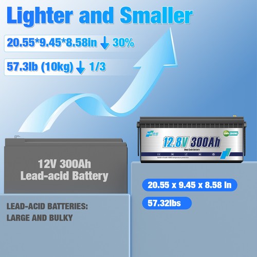 Batería LiFePO4 Litio 12V 100Ah 200Ah 140AH 300Ah BMS Bluetooth + Cargador - Imagen 59 de 99