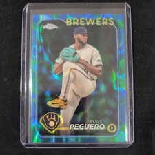2024 Topps Chrome Update #USC63 Elvis Peguero Blue Green Lava Refractor /125🔥💎