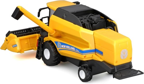 Bburago Farm Land New Holland TC5.90 Combine Harvester with Working Grain Header - Picture 3 of 3