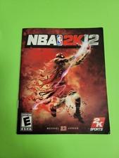NBA 2K12 Sony PlayStation 3, 2011  MANUAL ONLY 