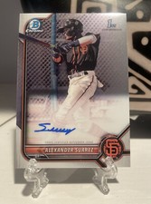 2022 Bowman Chrome Alexander Suarez 1st Bowman Chrome AUTO SF Giants CPA-ASR