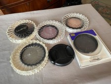 Lot of five 5 67mm Camera Lens Filters 1 Hoya  4 Tiffen  Front lens cap