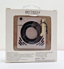 BYTECH True Wireless Case Fit For Apple Airpods With Keychain Record Player IOB
