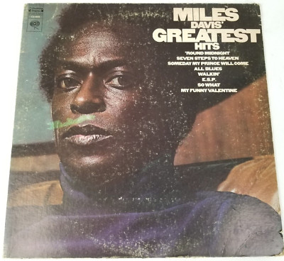 Miles Davis Vinyl Record VTG Cover Only Greatest Hits So What My Funny Valentine