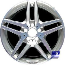 Wheel 18x8.5 Alloy 5 Double Spoke Machined Grey Fits 2017 Mbz E400 85535