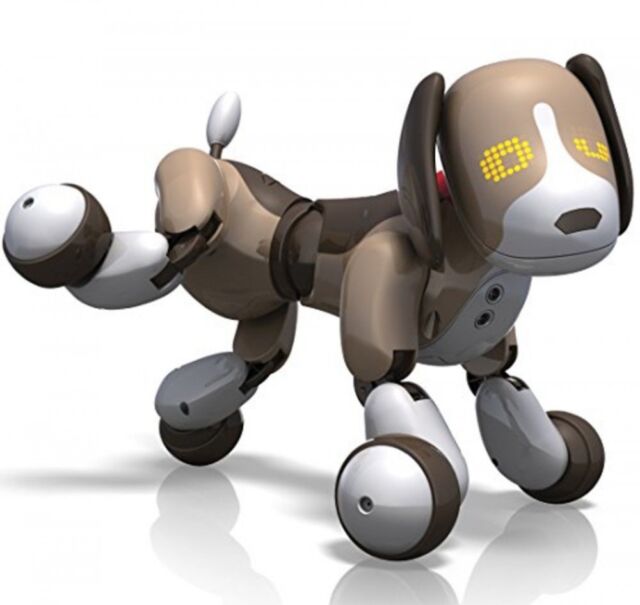 Omnibot Hello Zoomer Beagle Robot Dog Toy Pet Takara Tomy At0130 for sale online