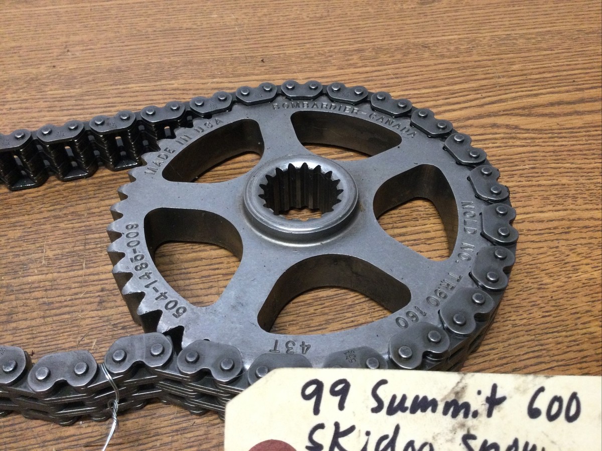 Chain & Sprockets # 544139300, 504151857, 504148500 Ski-Doo 1999