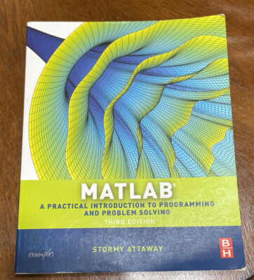 MATLAB A Practical Introduction To Programming & Problem Solving 3rd Ed ...