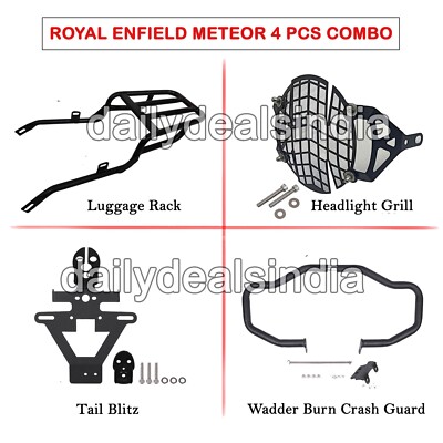 Passend Für Royal Enfield ''4 Stück Zubehör Kombi Pack - 9'' Für Meteor 350