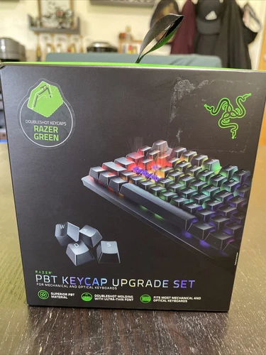 RAZER PBT KEYCAP UPGRADE KIT (Razer Green)