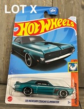 2024 Hot Wheels 69 Mercury Cougar Eliminator Teal Muscle Mania New xploraf