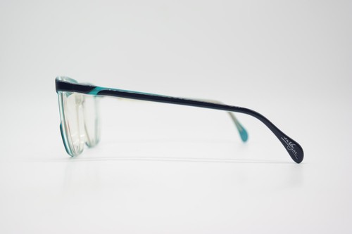 Vintage Brille Metzler 0646 Blau Transparent Oval Brillengestell eyeglasses - Bild 2 von 6