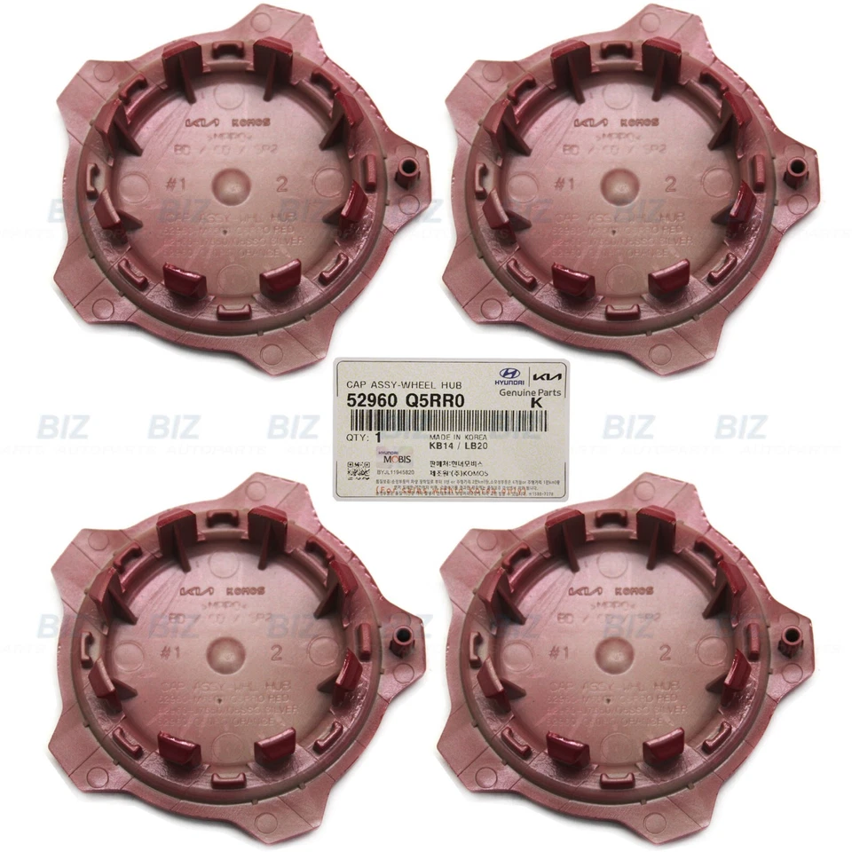 Genuine 4PCS Wheel Center Caps for 2022-2024 Kia Forte 52960-Q5RR0 Foto 2 de 4